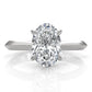 3g 2.2mm Claw Prong Solitaire Style Lab Grown Diamond Engagement Ring IGI Certified 1.00 Ctw.