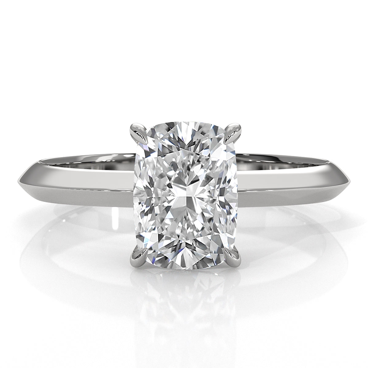 3g 2.2mm Claw Prong Solitaire Style Lab Grown Diamond Engagement Ring IGI Certified 1.00 Ctw.