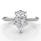 3g 2.2mm Claw Prong Solitaire Style Lab Grown Diamond Engagement Ring IGI Certified 1.00 Ctw.