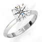 3g 2.2mm Claw Prong Solitaire Style Lab Grown Diamond Engagement Ring IGI Certified 1.00 Ctw.