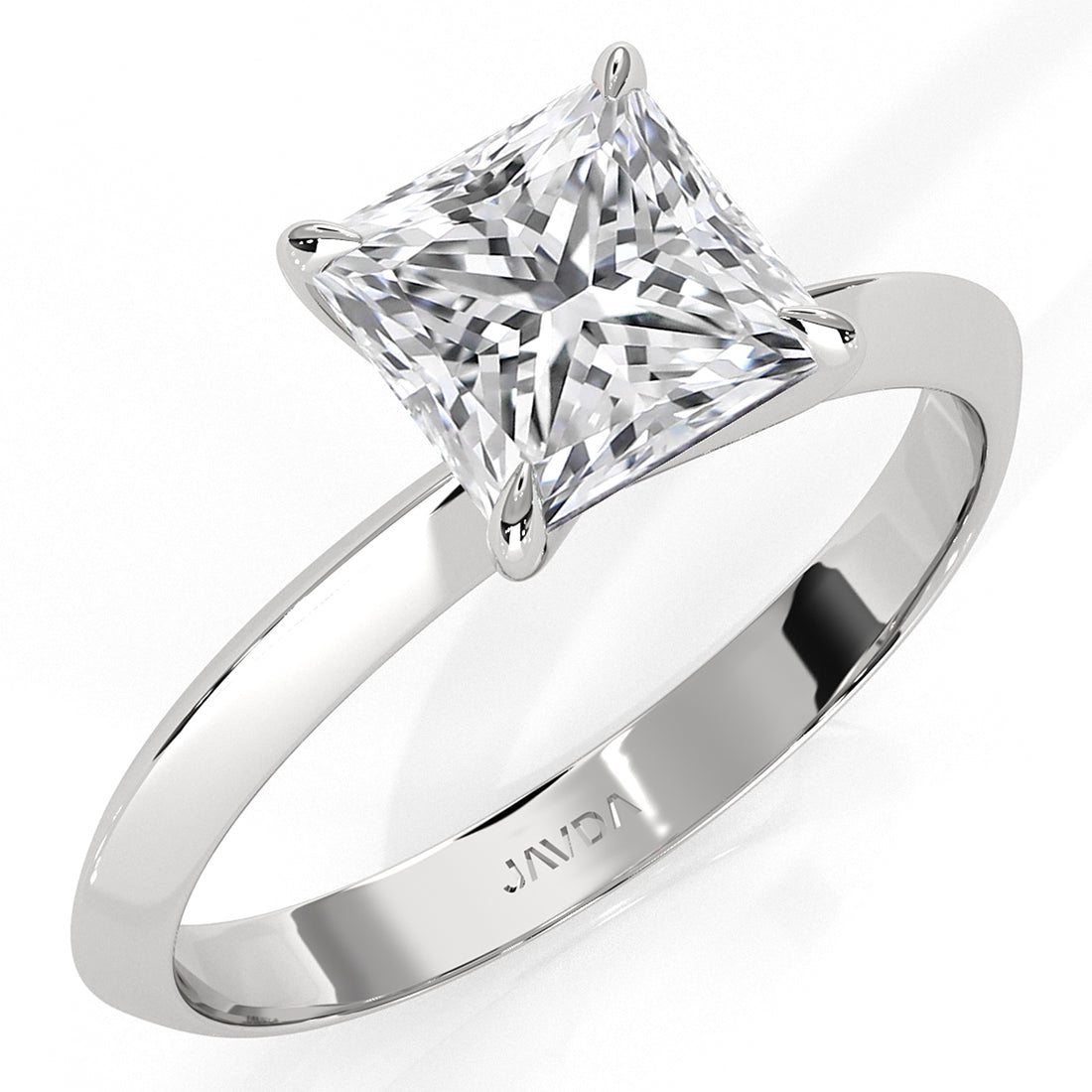 3g 2.2mm Claw Prong Solitaire Style Lab Grown Diamond Engagement Ring IGI Certified 1.00 Ctw.