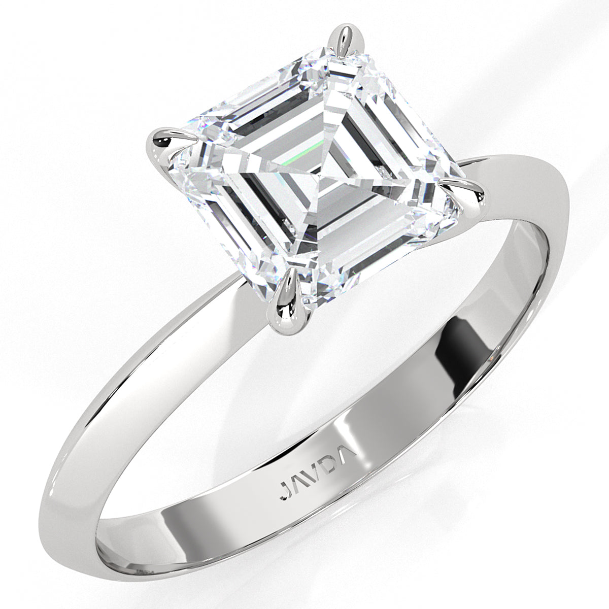 3g 2.2mm Claw Prong Solitaire Style Lab Grown Diamond Engagement Ring IGI Certified 1.00 Ctw.
