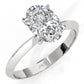 3g 2.2mm Claw Prong Solitaire Style Lab Grown Diamond Engagement Ring IGI Certified 1.00 Ctw.