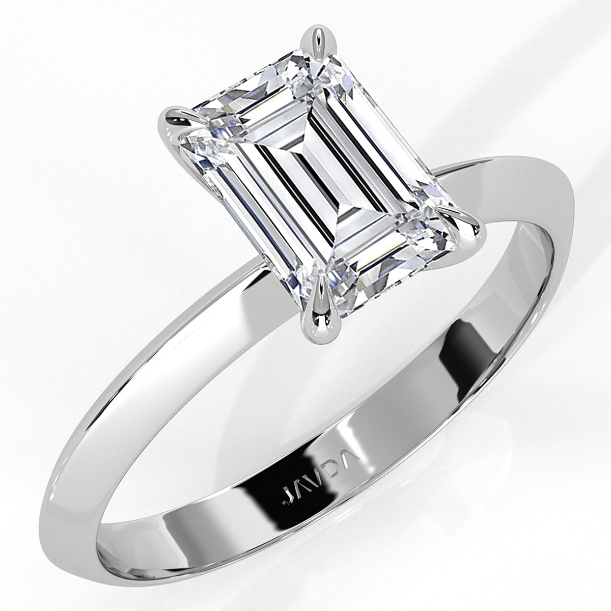 3g 2.2mm Claw Prong Solitaire Style Lab Grown Diamond Engagement Ring IGI Certified 1.00 Ctw.