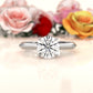 3g 2.2mm Claw Prong Solitaire Style Lab Grown Diamond Engagement Ring IGI Certified 1.00 Ctw.