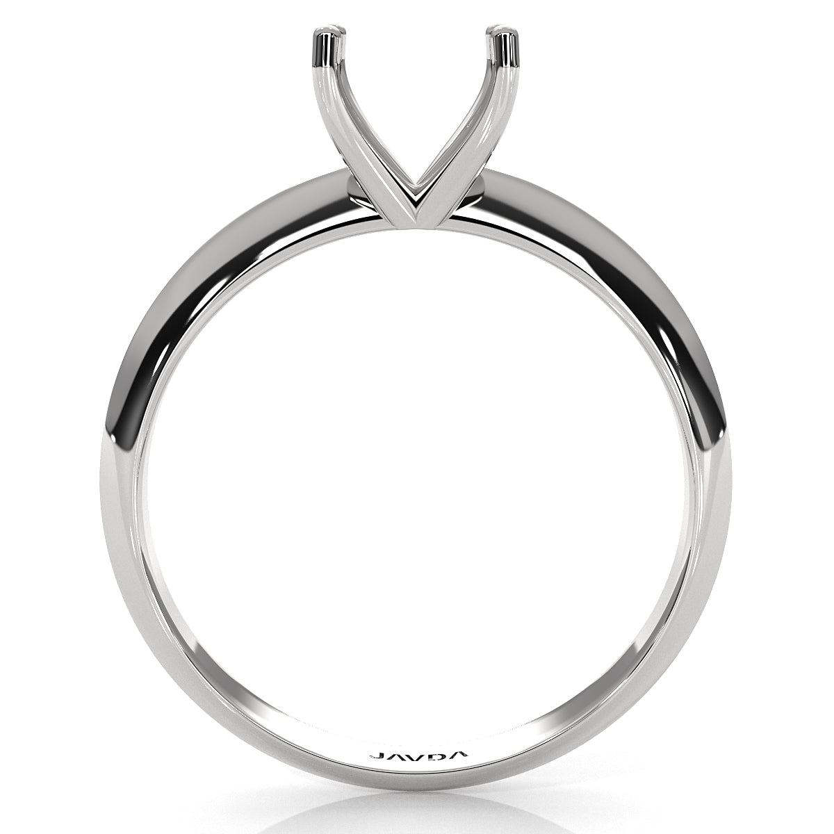 4g Knife Edge Solitaire Engagement Ring Setting Semi Mount 2.5mm