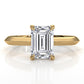 3g 2.2mm Claw Prong Solitaire Style Lab Grown Diamond Engagement Ring IGI Certified 1.00 Ctw.