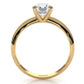 3g 2.2mm Claw Prong Solitaire Style Lab Grown Diamond Engagement Ring IGI Certified 1.00 Ctw.