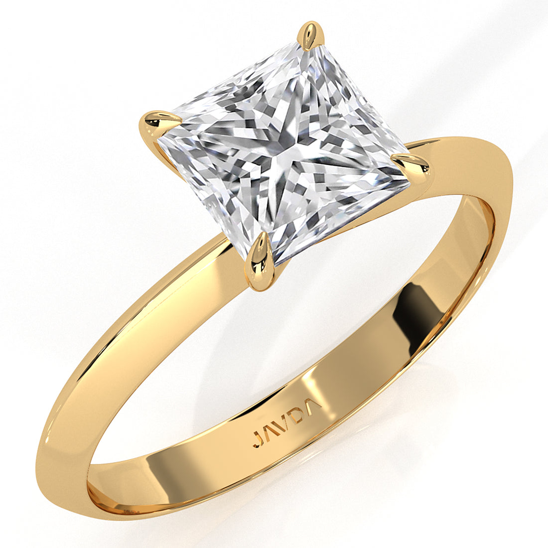 3g 2.2mm Claw Prong Solitaire Style Lab Grown Diamond Engagement Ring IGI Certified 1.00 Ctw.
