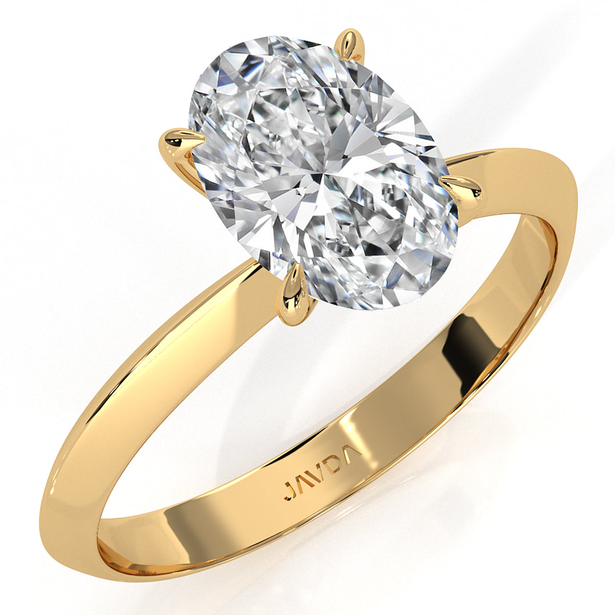 3g 2.2mm Claw Prong Solitaire Style Lab Grown Diamond Engagement Ring IGI Certified 1.00 Ctw.