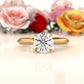 3g 2.2mm Claw Prong Solitaire Style Lab Grown Diamond Engagement Ring IGI Certified 1.00 Ctw.