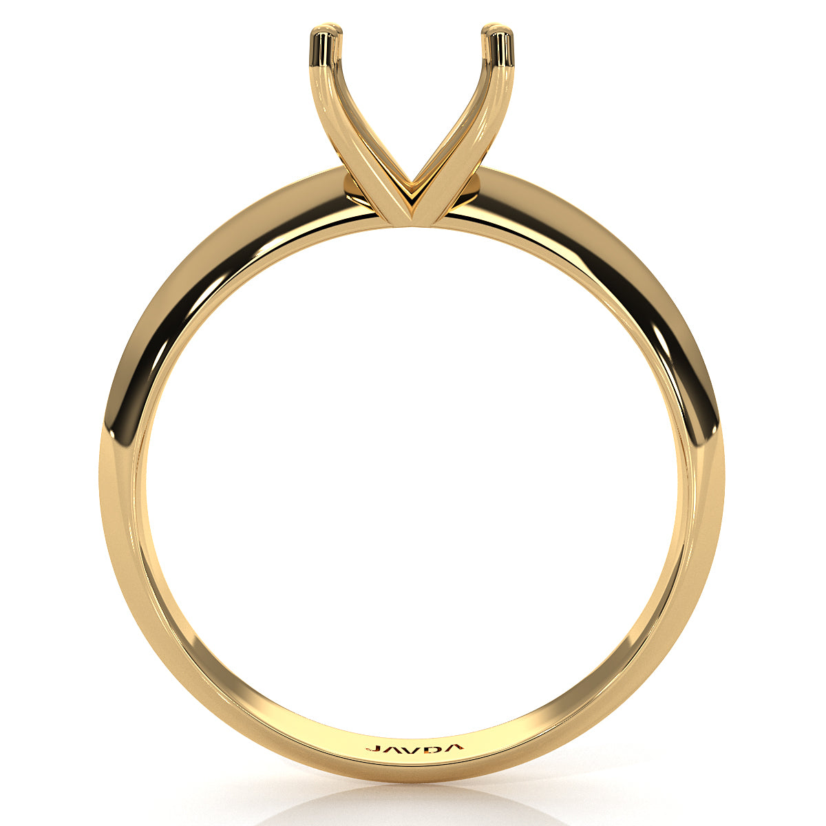 4g Knife Edge Solitaire Engagement Ring Setting Semi Mount 2.5mm