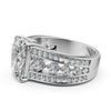 Cushion Lab Grown Diamond Engagement Prong Set Ring