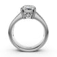 Emerald Cut Lab Grown Diamond Engagement Ring 4.25 Ct IGI Certified with Side Stones