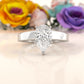 3.5mm Cathedral Style Flat Edge Solitaire Lab Grown Diamond IGI Certified Engagement Ring 4g Setting 1.00 Ctw.