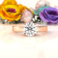 3.5mm Cathedral Style Flat Edge Solitaire Lab Grown Diamond IGI Certified Engagement Ring 4g Setting 1.00 Ctw.