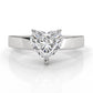 3.5mm Cathedral Style Flat Edge Solitaire Lab Grown Diamond IGI Certified Engagement Ring 4g Setting 1.00 Ctw.