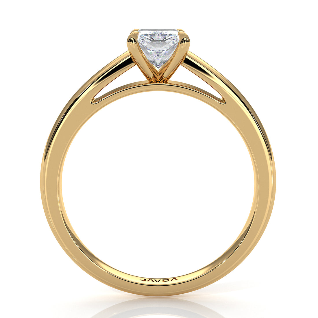 5.5g Prong Set Solitaire Lab Grown Diamond Engagement Ring Cathedral Setting IGI Certified 1.00 Ctw.