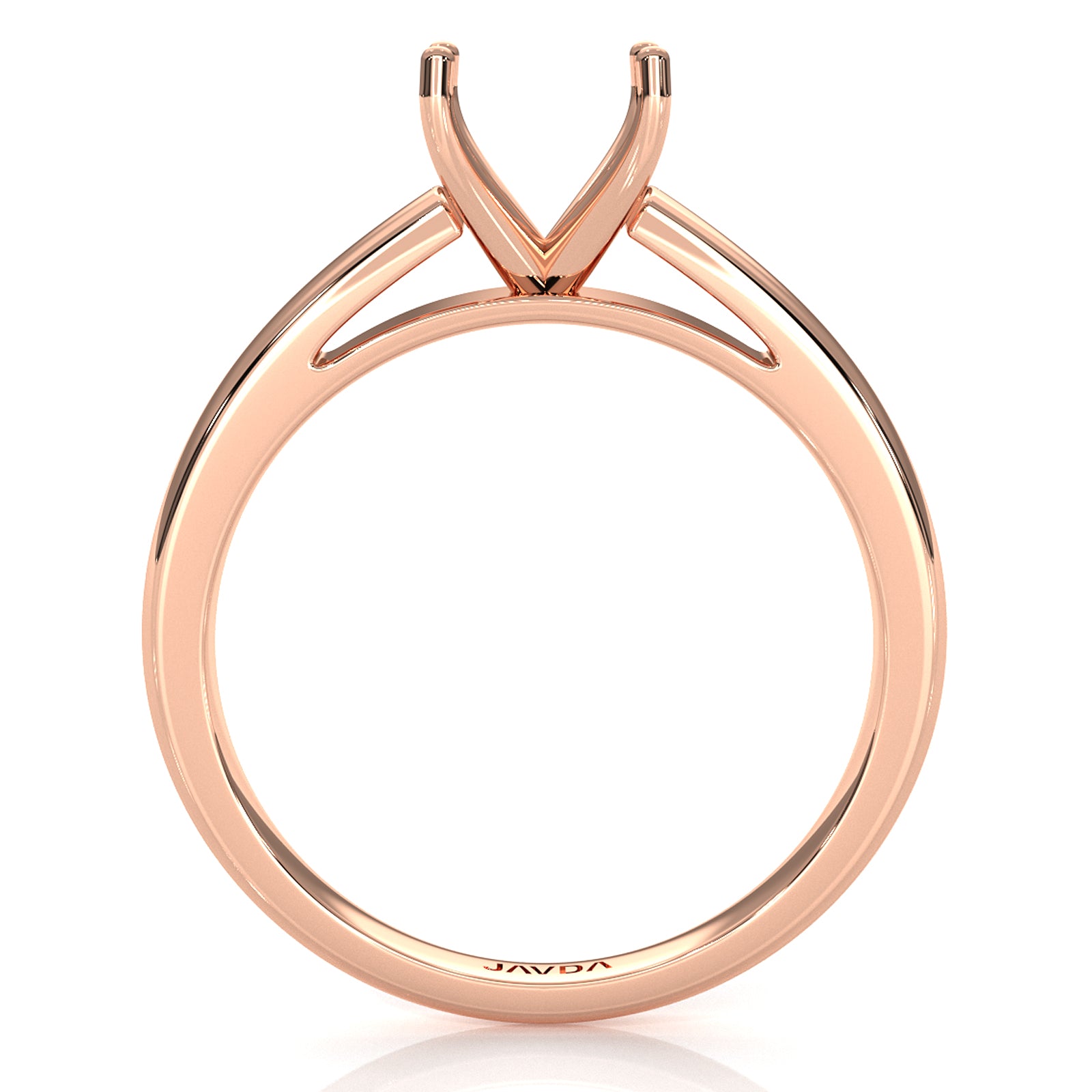 5.5g Prong Set Solitaire Semi Mount Engagement Ring Cathedral Setting