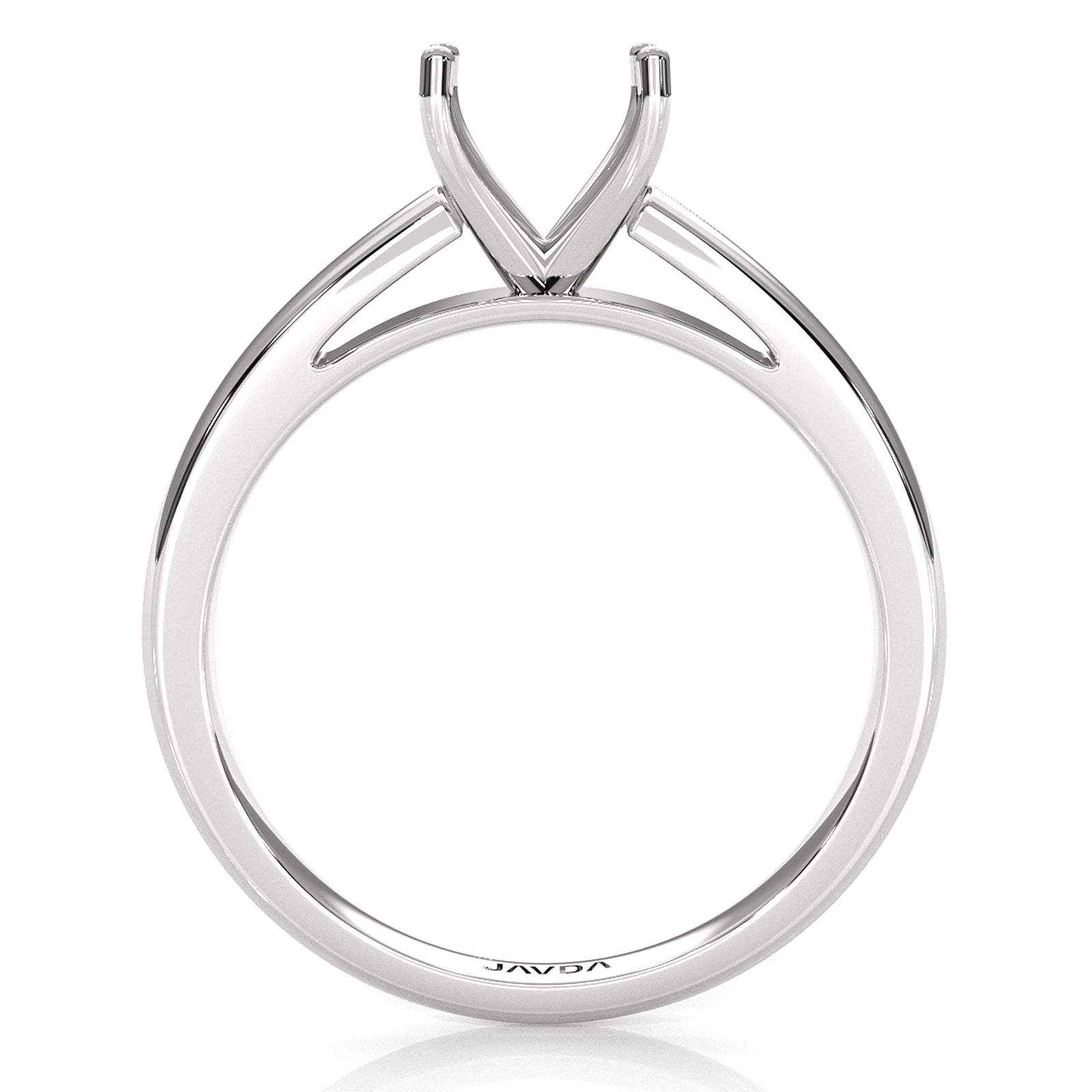 5.5g Prong Set Solitaire Semi Mount Engagement Ring Cathedral Setting