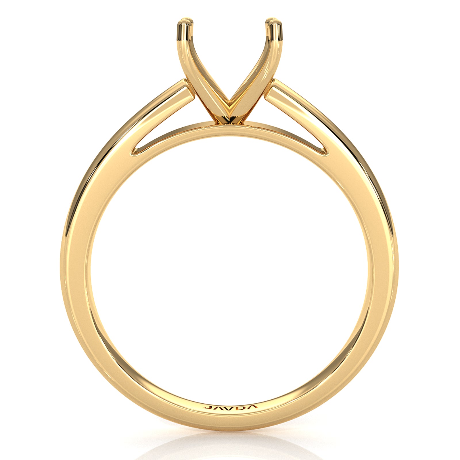 5.5g Prong Set Solitaire Semi Mount Engagement Ring Cathedral Setting