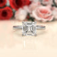 4g Cathedral Style Solitaire 2.5mm Heart Engagement Ring Setting IGI Certified 1.00 Ctw.