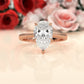 4g Cathedral Style Solitaire 2.5mm Heart Engagement Ring Setting IGI Certified 1.00 Ctw.