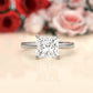 4g Cathedral Style Solitaire 2.5mm Heart Engagement Ring Setting IGI Certified 1.00 Ctw.