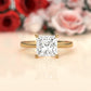 4g Cathedral Style Solitaire 2.5mm Heart Engagement Ring Setting IGI Certified 1.00 Ctw.