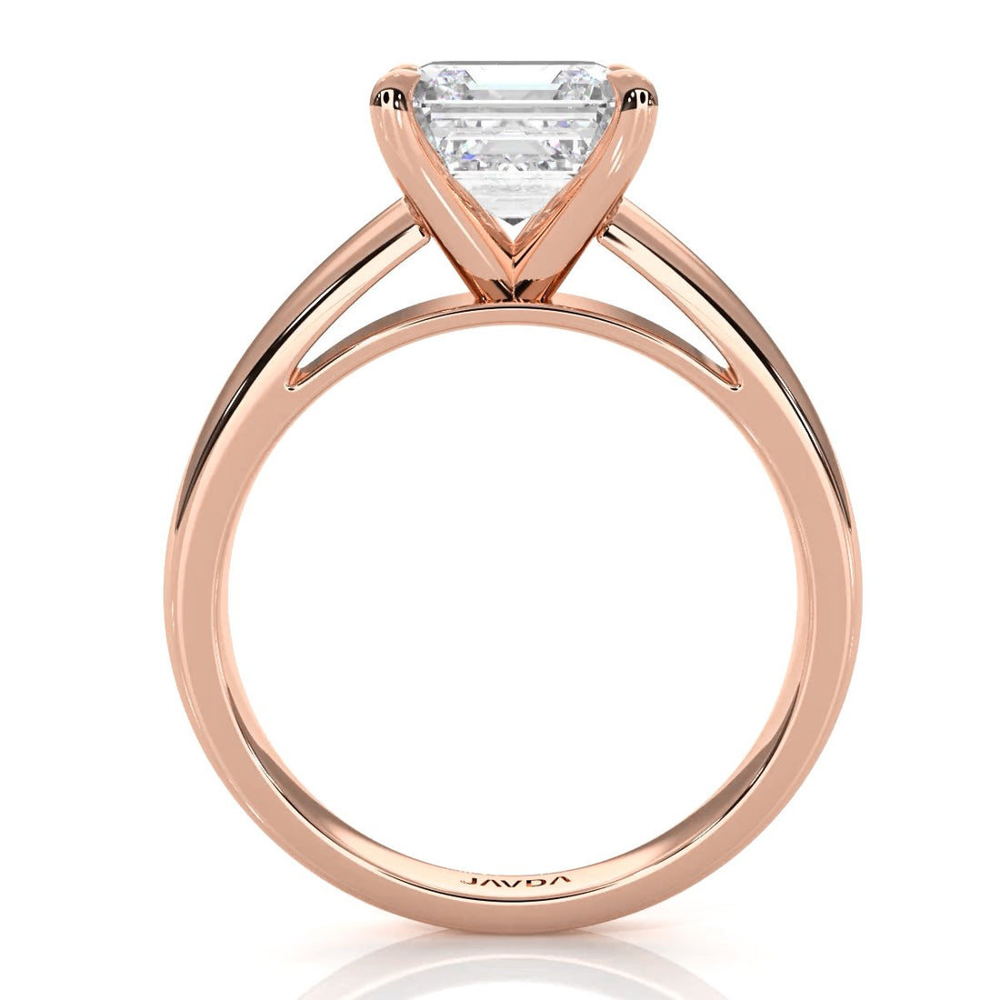 7g Cathedral Style Solitaire Lab Grown Diamond IGI Certified Engagement Ring 5.5mm 1.00 Ctw.