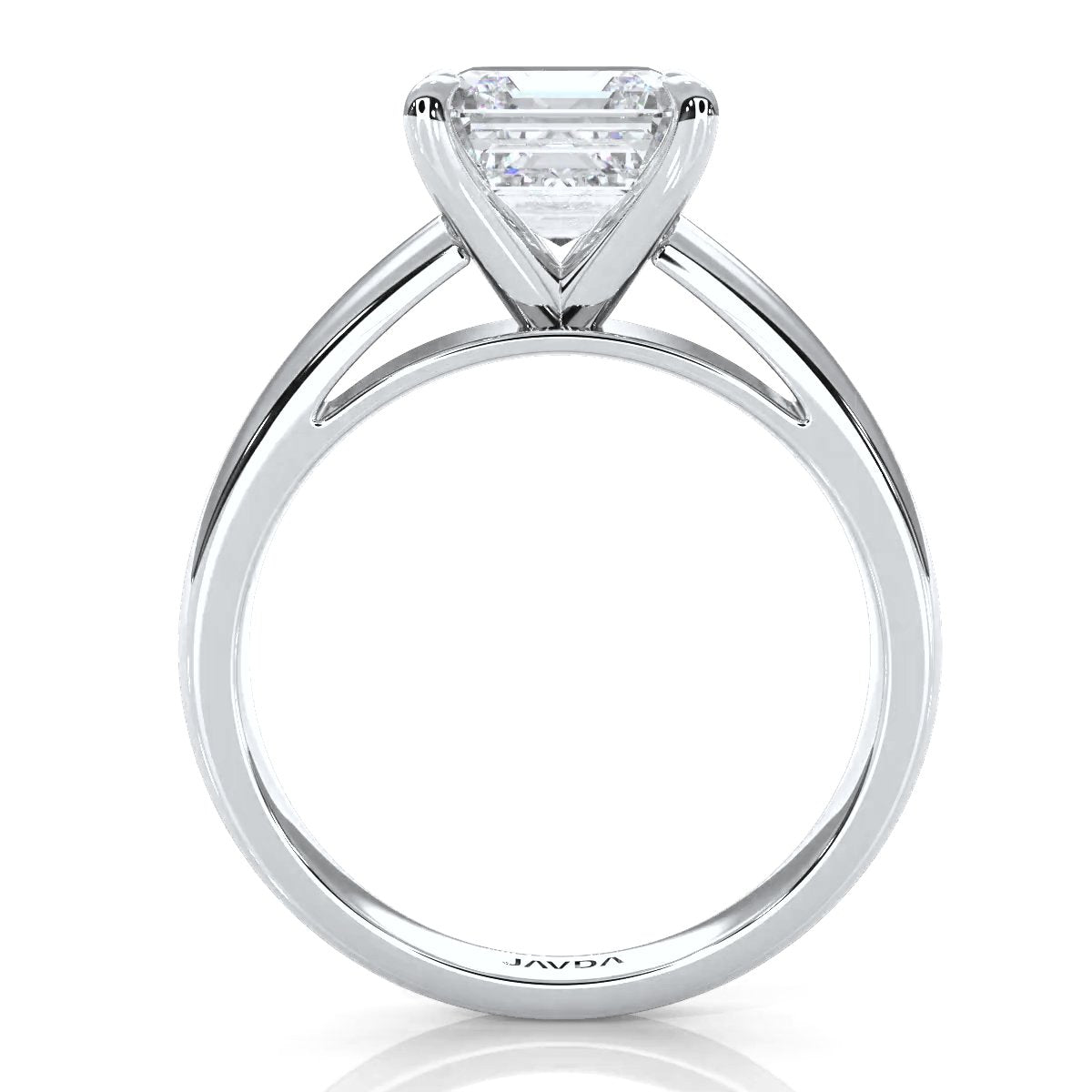 7g Cathedral Style Solitaire Lab Grown Diamond IGI Certified Engagement Ring 5.5mm 1.00 Ctw.