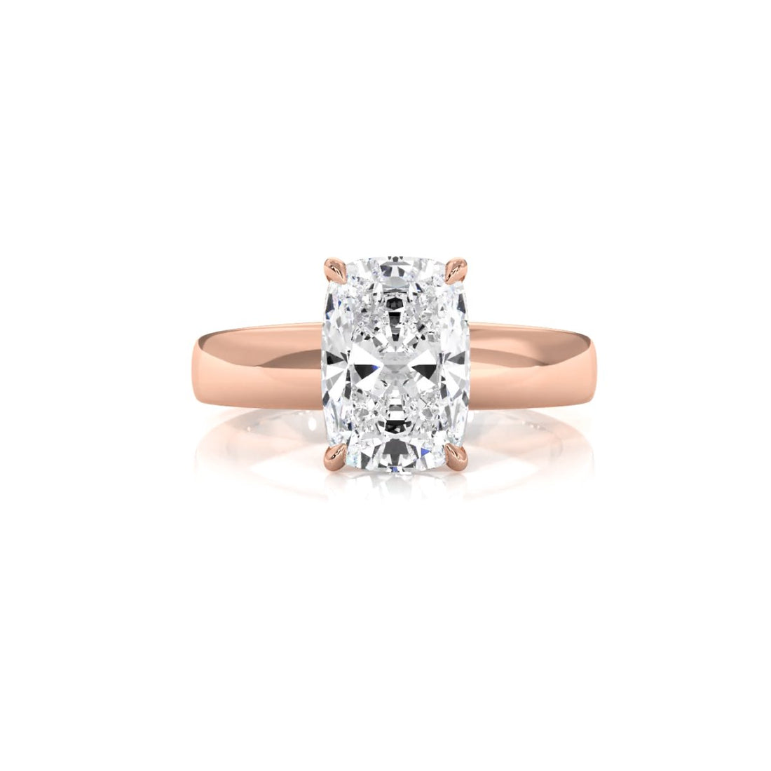 7g Cathedral Style Solitaire Lab Grown Diamond IGI Certified Engagement Ring 5.5mm 1.00 Ctw.