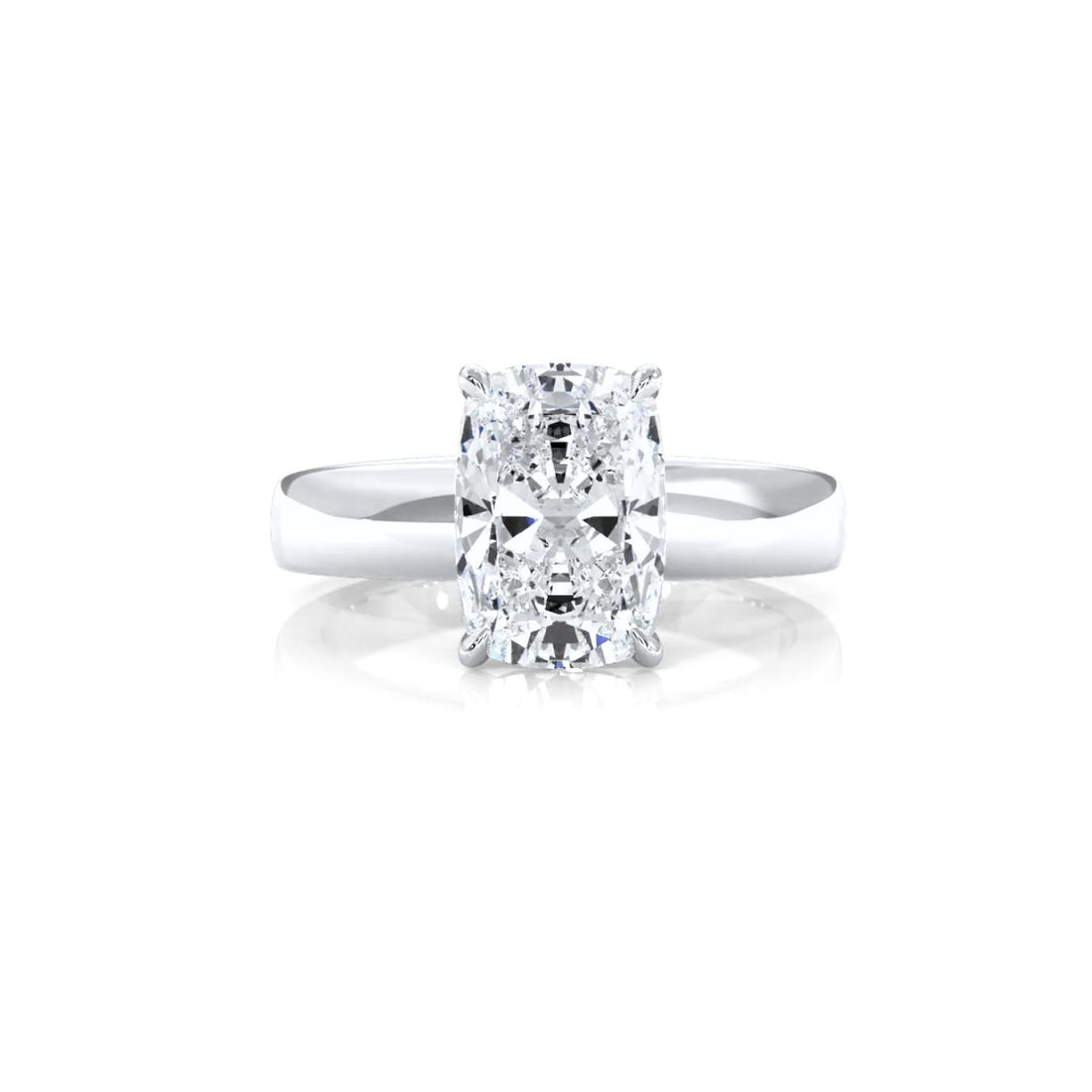 7g Cathedral Style Solitaire Lab Grown Diamond IGI Certified Engagement Ring 5.5mm 1.00 Ctw.