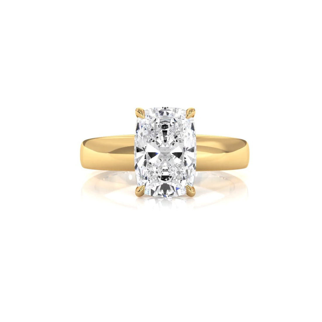 7g Cathedral Style Solitaire Lab Grown Diamond IGI Certified Engagement Ring 5.5mm 1.00 Ctw.