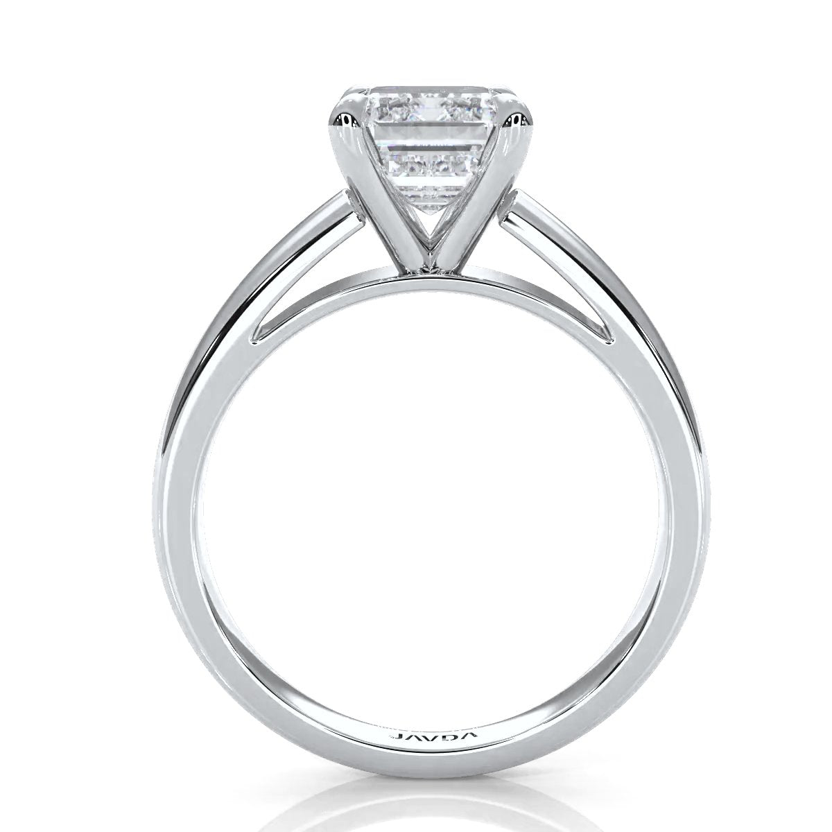 7g Cathedral Style Solitaire Lab Grown Diamond IGI Certified Engagement Ring 5.5mm 1.00 Ctw.