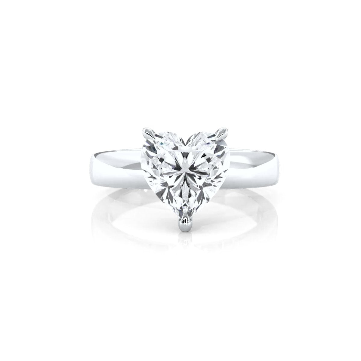 7g Cathedral Style Solitaire Lab Grown Diamond IGI Certified Engagement Ring 5.5mm 1.00 Ctw.