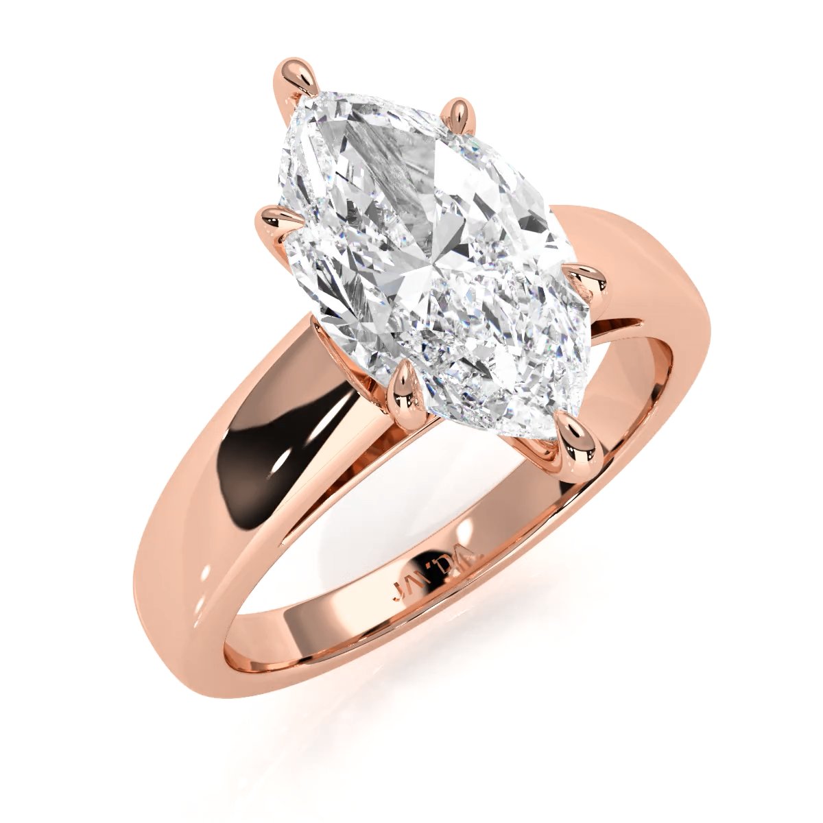 7g Cathedral Style Solitaire Lab Grown Diamond IGI Certified Engagement Ring 5.5mm 1.00 Ctw.