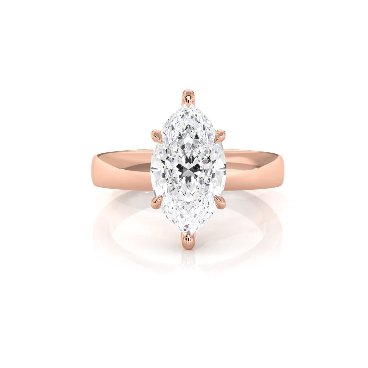 7g Cathedral Style Solitaire Lab Grown Diamond IGI Certified Engagement Ring 5.5mm 1.00 Ctw.