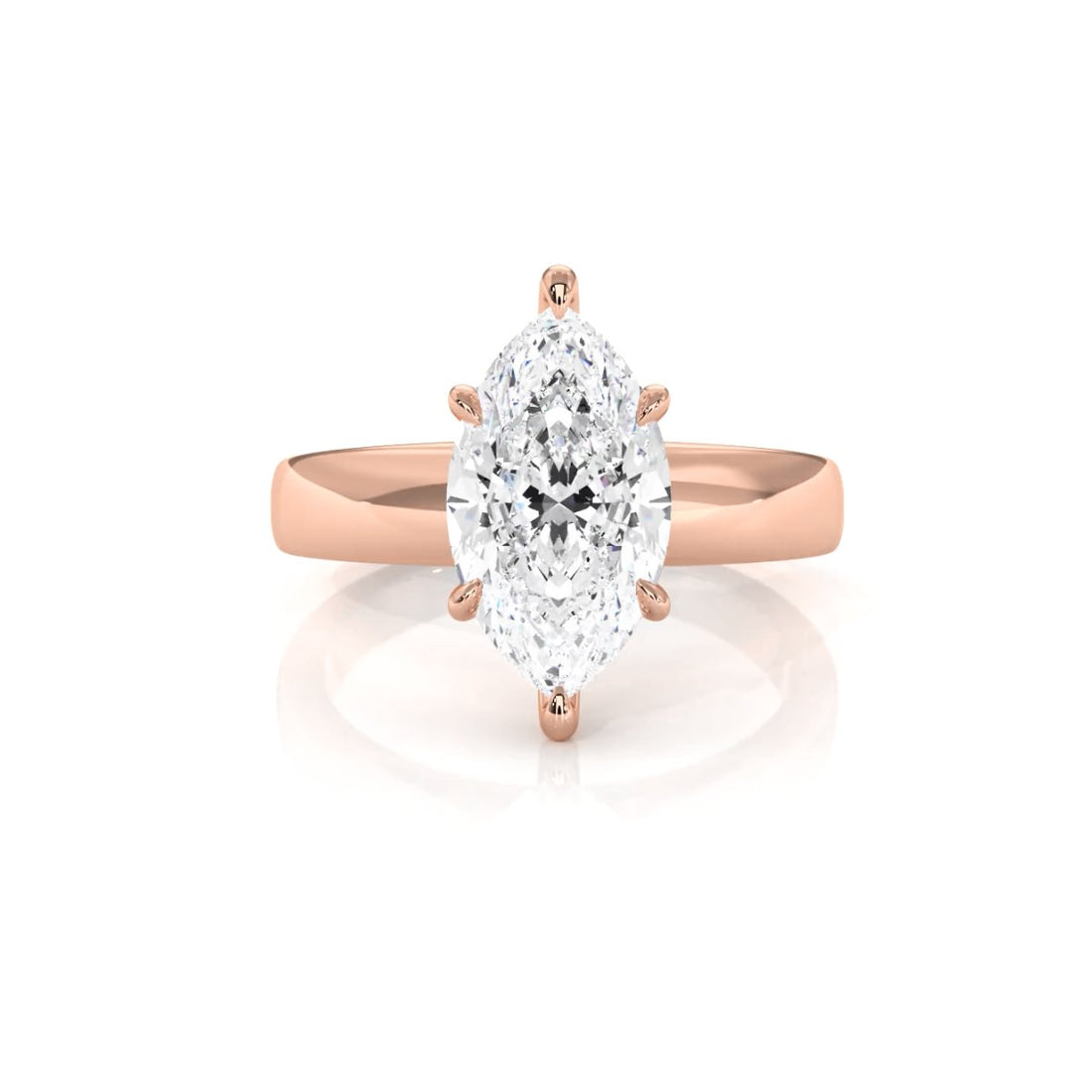 7g Cathedral Style Solitaire Lab Grown Diamond IGI Certified Engagement Ring 5.5mm 1.00 Ctw.