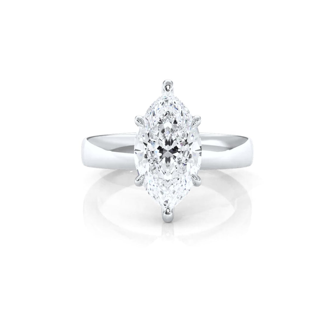 7g Cathedral Style Solitaire Lab Grown Diamond IGI Certified Engagement Ring 5.5mm 1.00 Ctw.