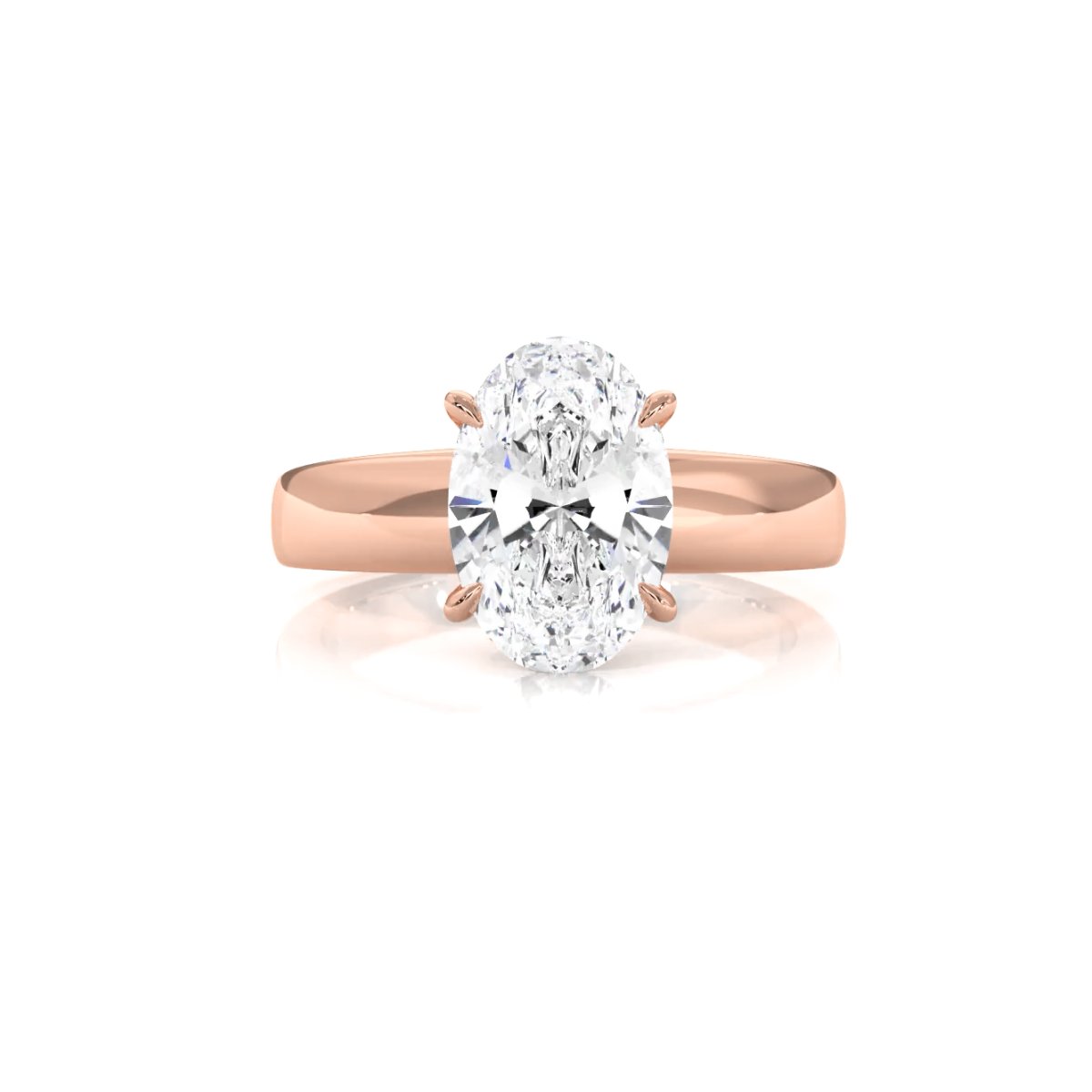 7g Cathedral Style Solitaire Lab Grown Diamond IGI Certified Engagement Ring 5.5mm 1.00 Ctw.