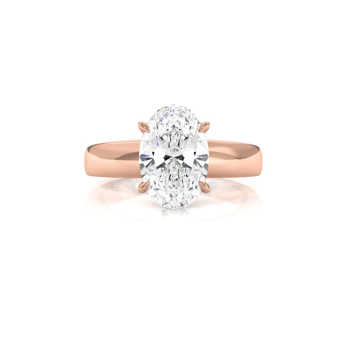 7g Cathedral Style Solitaire Lab Grown Diamond IGI Certified Engagement Ring 5.5mm 1.00 Ctw.