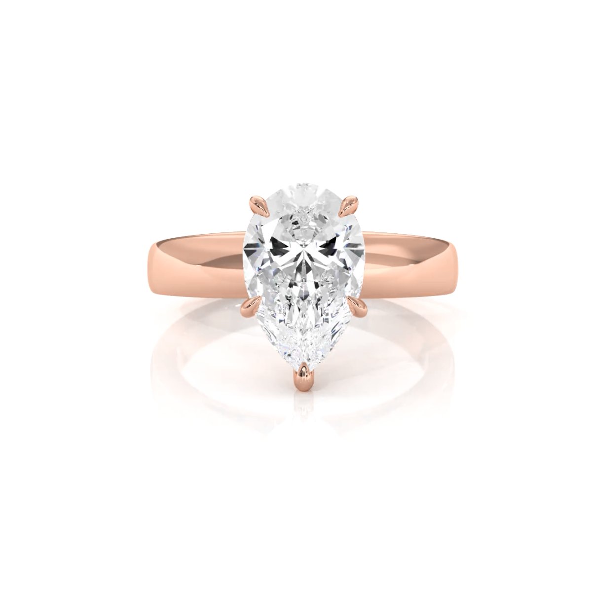7g Cathedral Style Solitaire Lab Grown Diamond IGI Certified Engagement Ring 5.5mm 1.00 Ctw.
