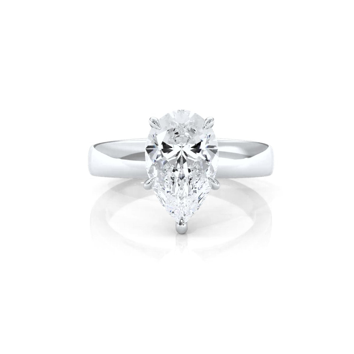 7g Cathedral Style Solitaire Lab Grown Diamond IGI Certified Engagement Ring 5.5mm 1.00 Ctw.