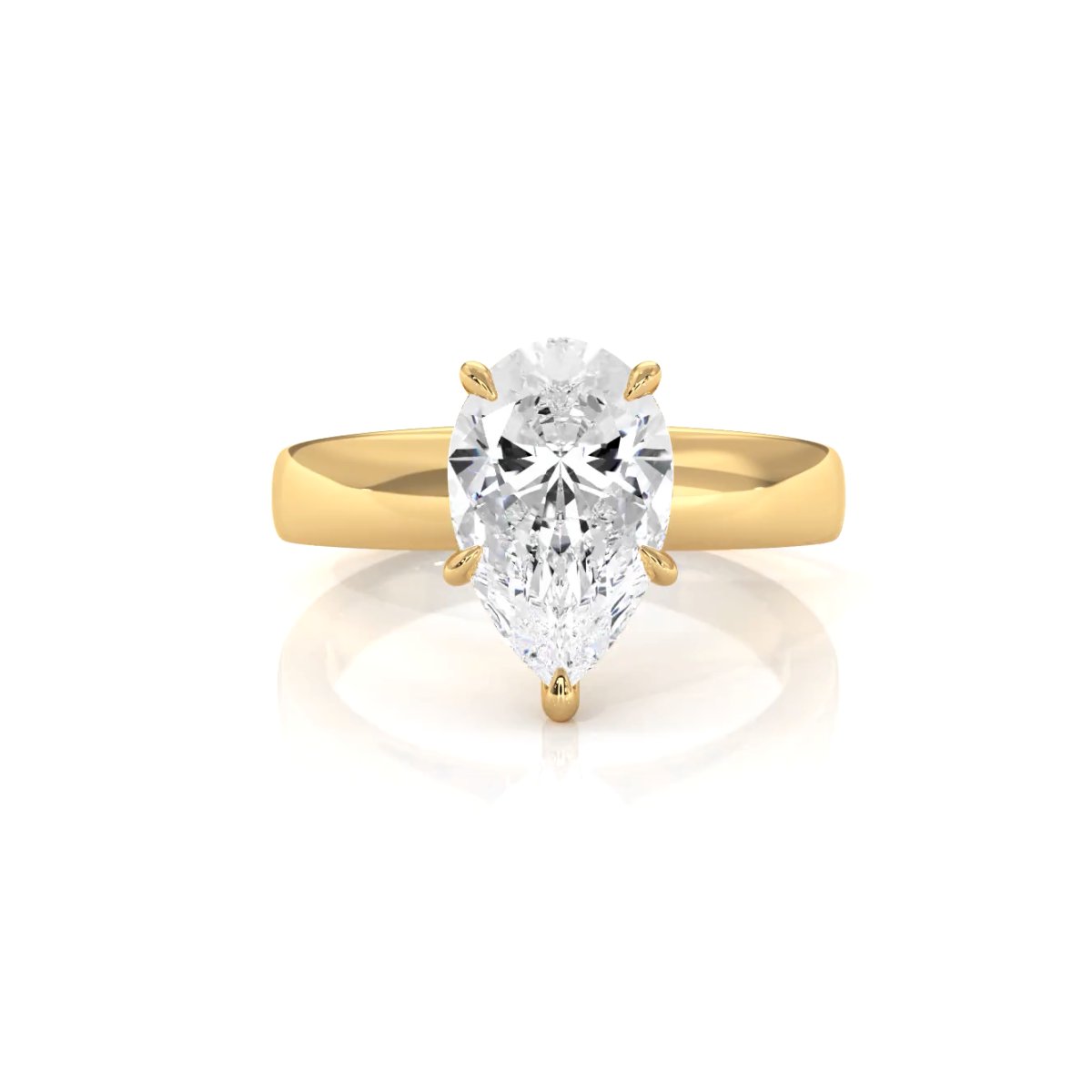 7g Cathedral Style Solitaire Lab Grown Diamond IGI Certified Engagement Ring 5.5mm 1.00 Ctw.
