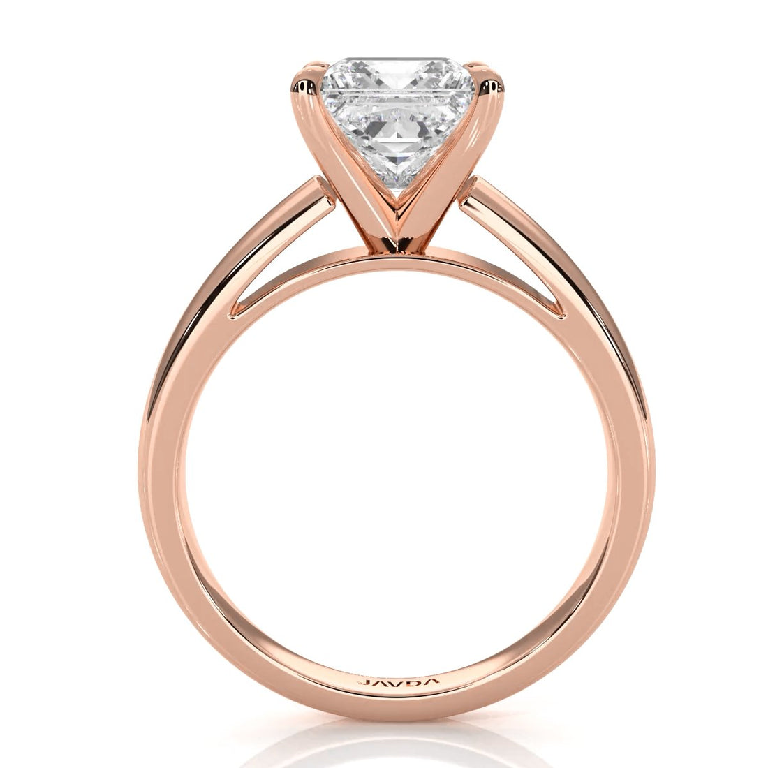 7g Cathedral Style Solitaire Lab Grown Diamond IGI Certified Engagement Ring 5.5mm 1.00 Ctw.