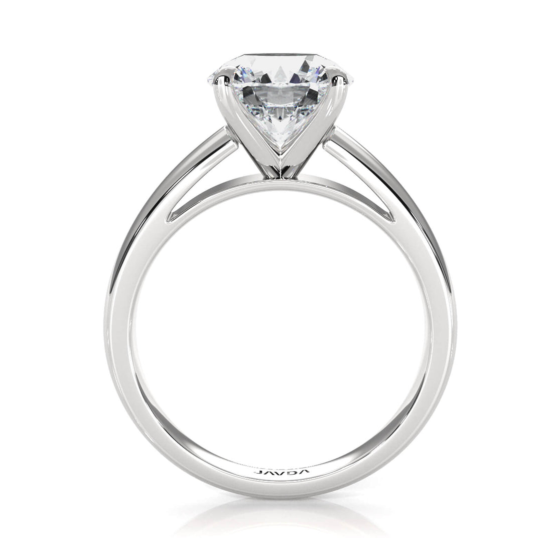 7g Cathedral Style Solitaire Lab Grown Diamond IGI Certified Engagement Ring 5.5mm 1.00 Ctw.