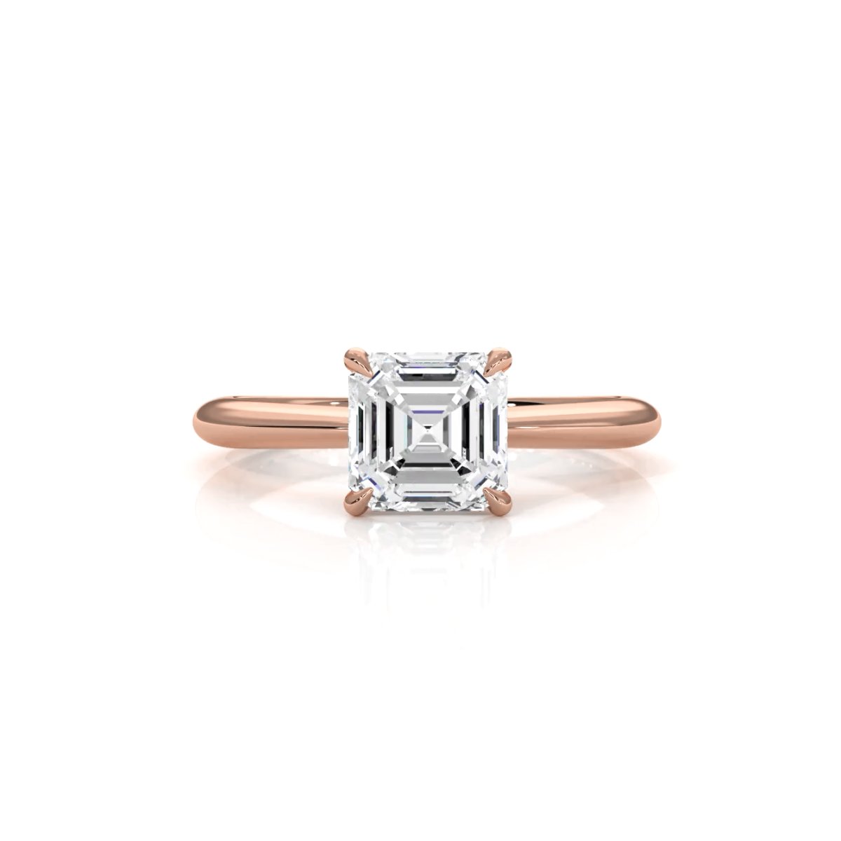4.2g Six Prong Set 3mm Solitaire Lab Grown Diamond IGI Certified Engagement Ring 1.00 Ctw.