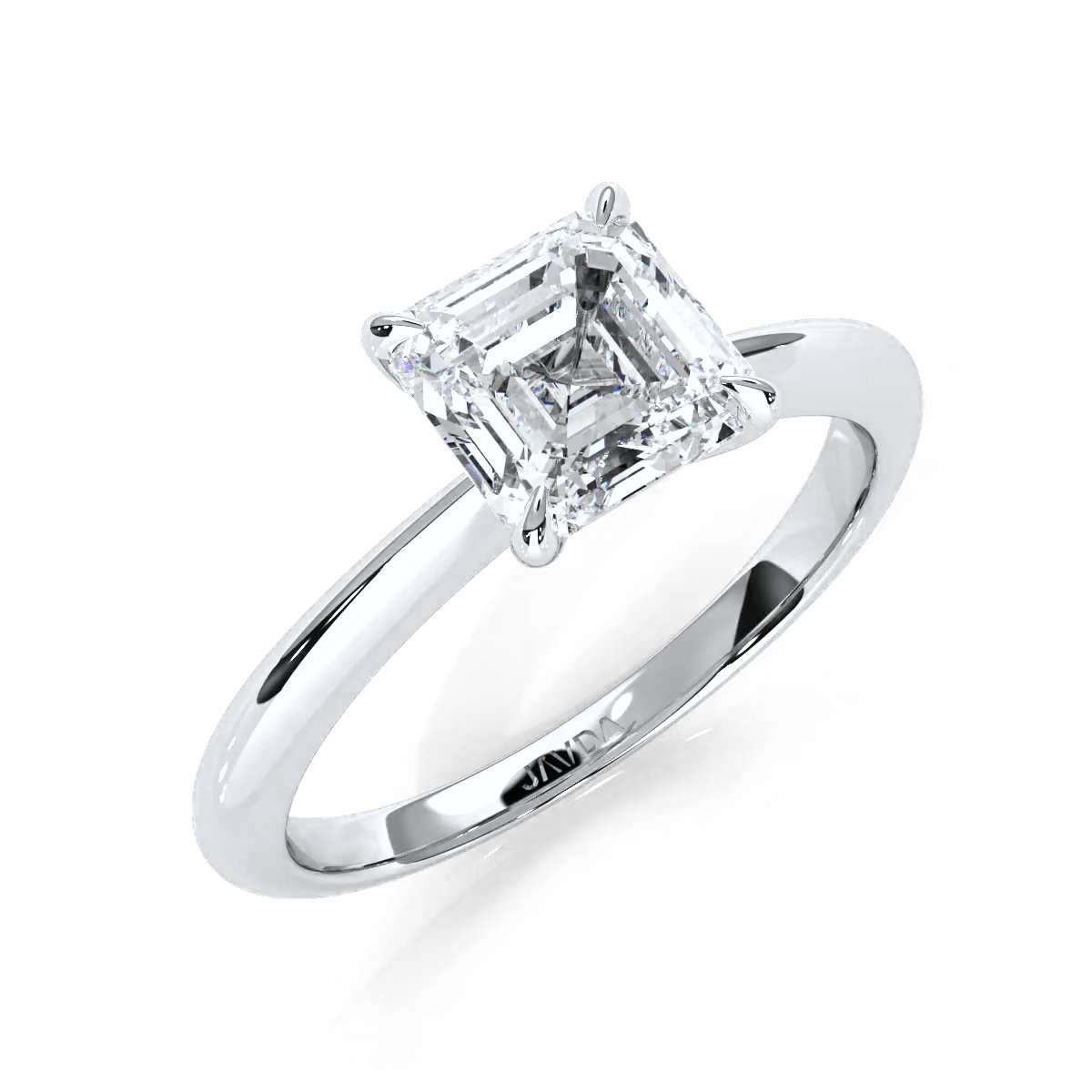 4.2g Six Prong Set 3mm Solitaire Lab Grown Diamond IGI Certified Engagement Ring 1.00 Ctw.