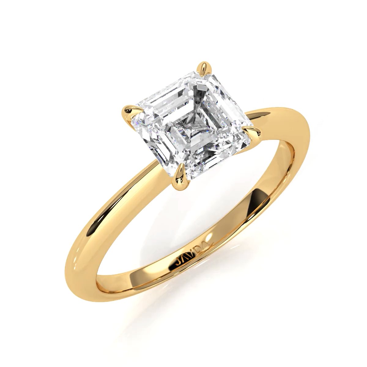 4.2g Six Prong Set 3mm Solitaire Lab Grown Diamond IGI Certified Engagement Ring 1.00 Ctw.
